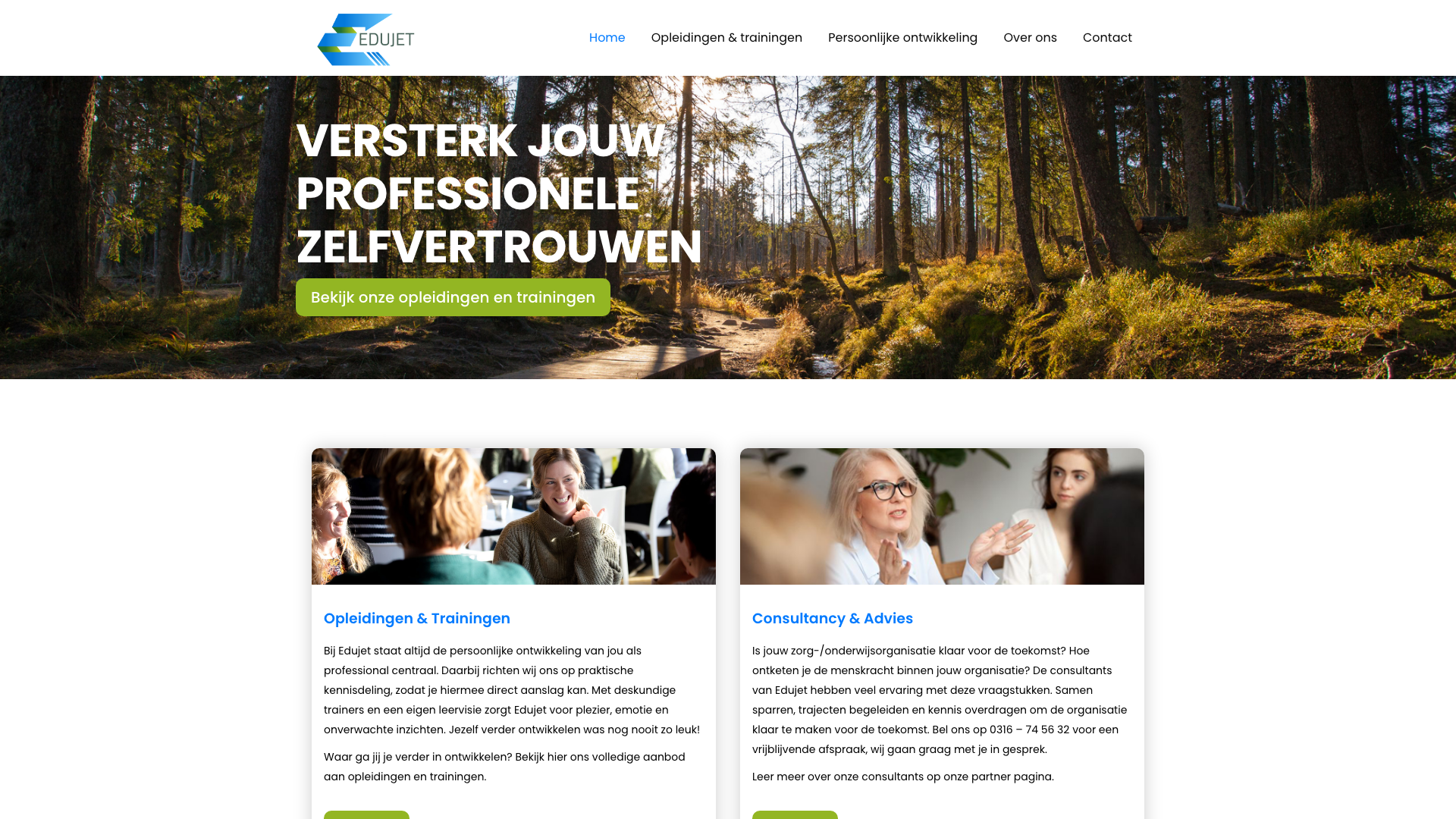 Edujet - Ontwikkeling, Onderhoud